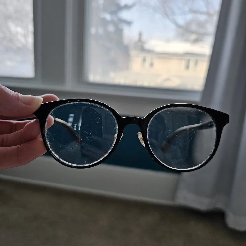 Kate Spade Genell eyeglasses full rim oval black 49-19-145